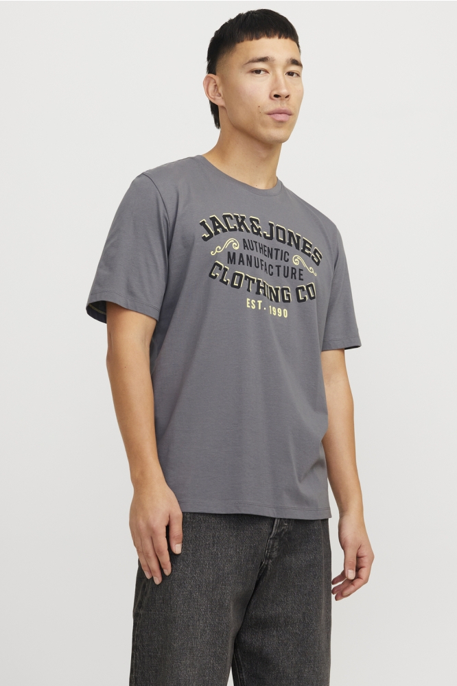 JJELOGO TEE SS O-NECK 2 COL SS25 SN 12268267 CASTLEROCK
